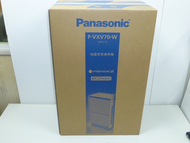 新品 Panasonic 加湿空気清浄機 F-VXV70-W パナソニック - 冷暖房、空調