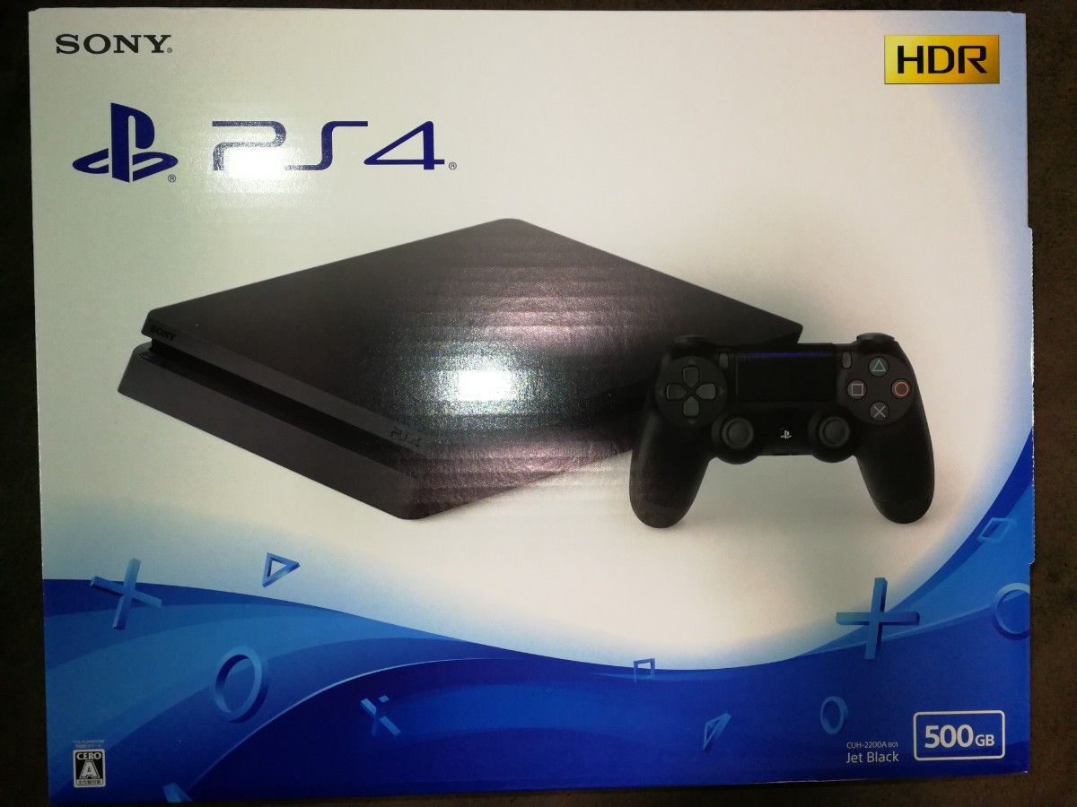 新品未開封 PlayStation4 ジェット・ブラック 500GB CUH-2200AB01