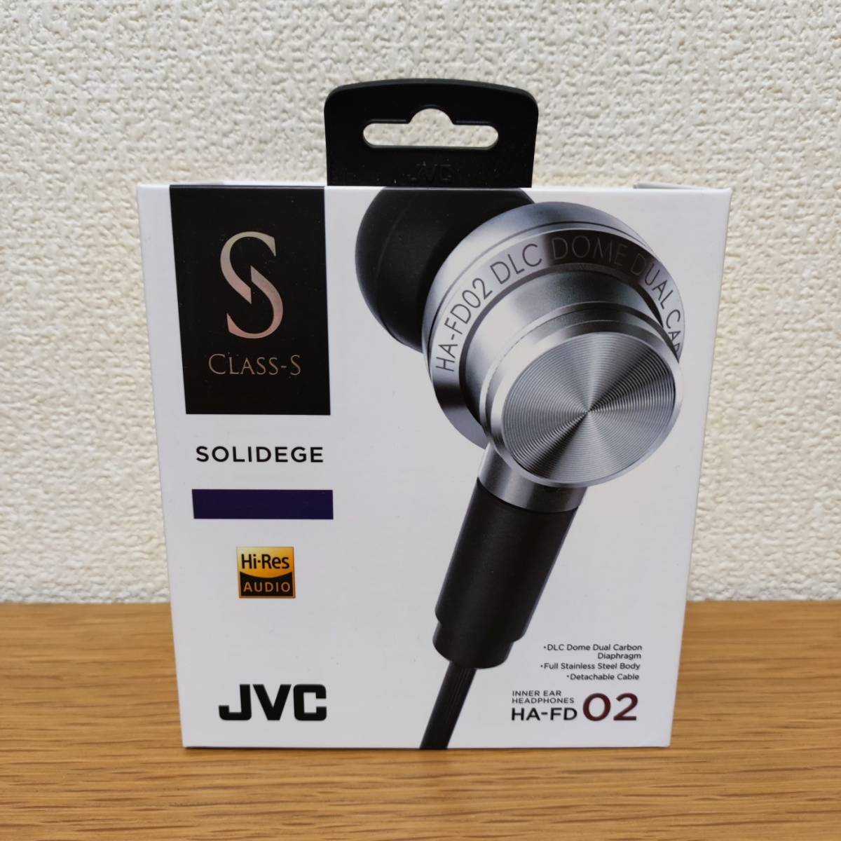 JVC HA-FD01 カナル型イヤホン CLASS-S SOLIDEGE 高解像サウンド/リ