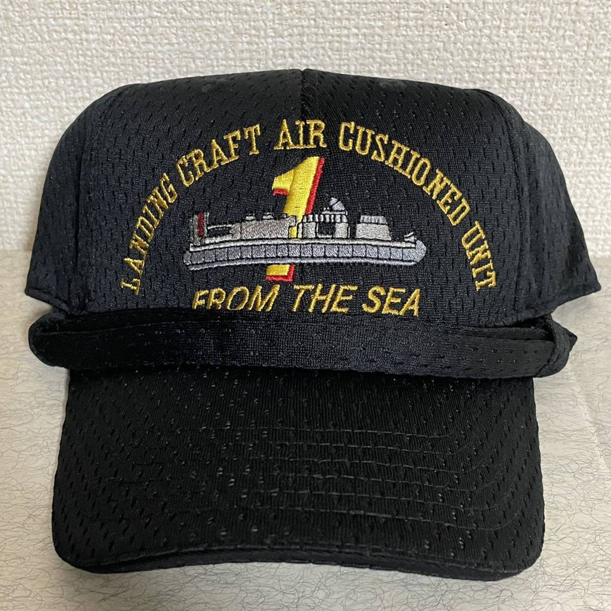 新着商品 海上自衛隊 呉基地 第1エアクッション艇隊識別帽 部隊帽