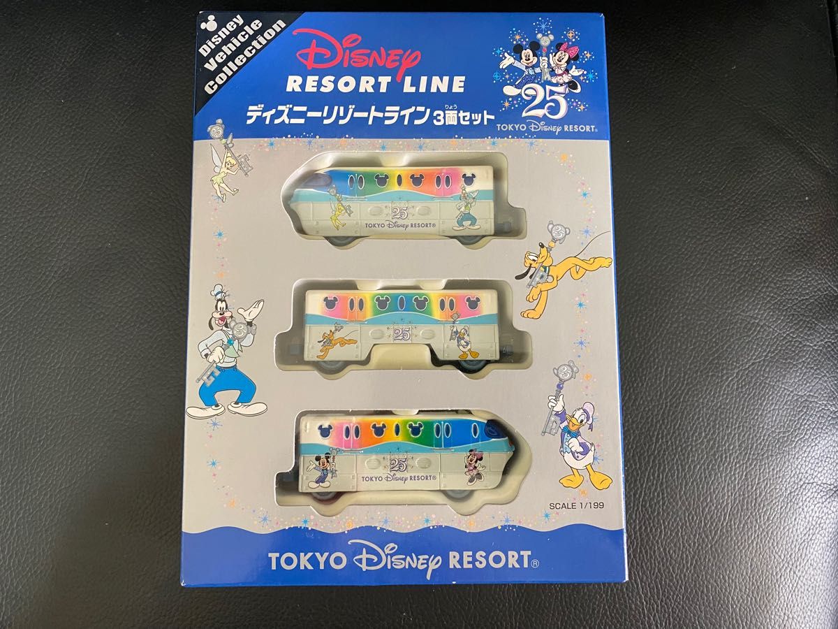 [未開封]トミカ ディズニー TDR リゾートライン 3両セット 25周年