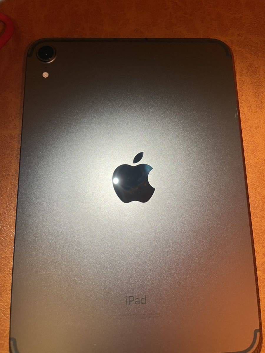 iPad mini 6 第6世代 64GB Wi-Fi+Cellular セルラーモデル スペースグレイ Gray MK893J/A SIMフリー ※オマケ付き 【美品　送料無料】 - 2
