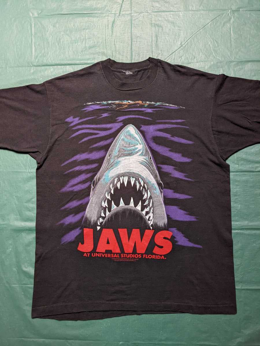 Yahoo!オークション - ビンテージ JAWS Tシャツ 90s