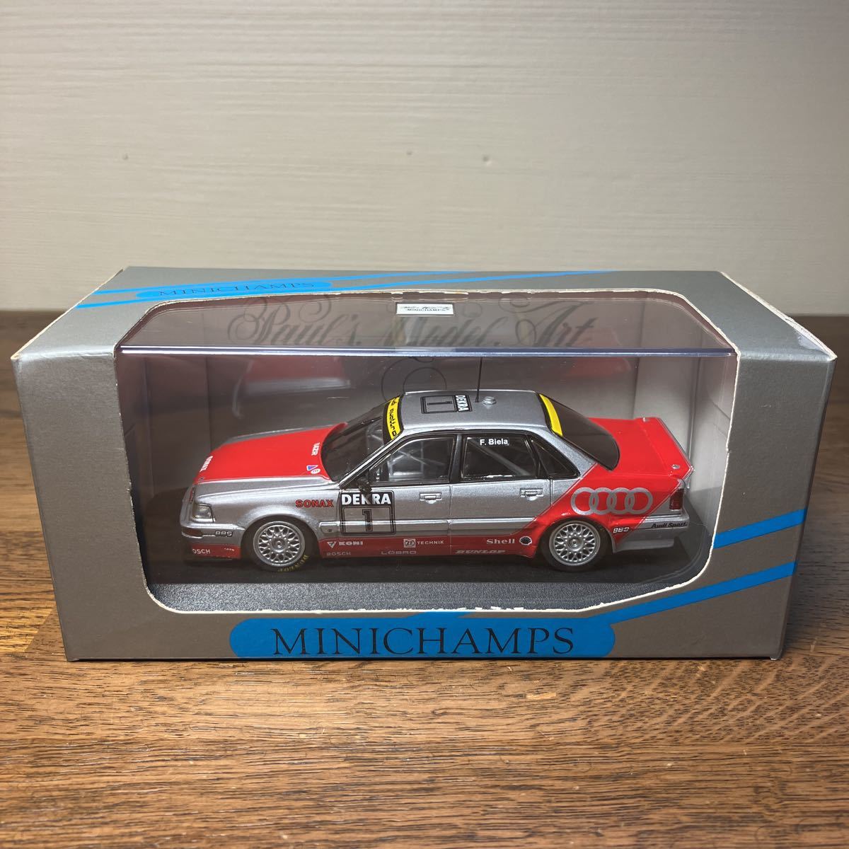 1/43 DTM 1992 #1 Audi V8 Evo Biela_画像8