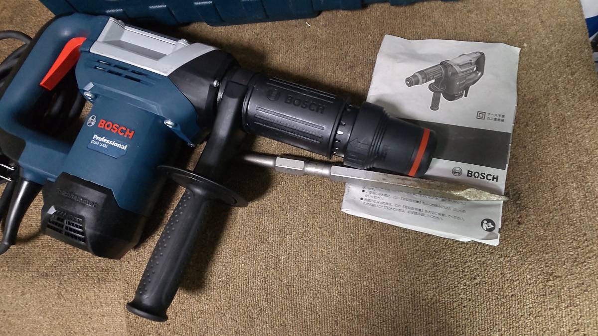 Bosch(ボッシュ)破つりハンマー (六角軸シャンク) ケース付 GSH5XN 超