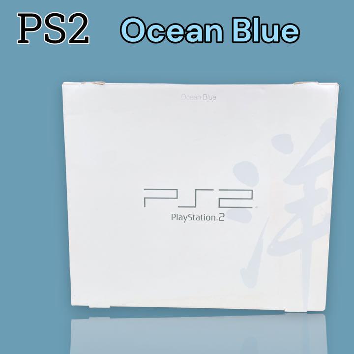 レア PS2 プレステ2 SCPH-37000 L 本体 洋 オーシャンブルー 青 レア PS2 プレステ2 SCPH-37000 L 本体 洋 オーシャンブルー 青