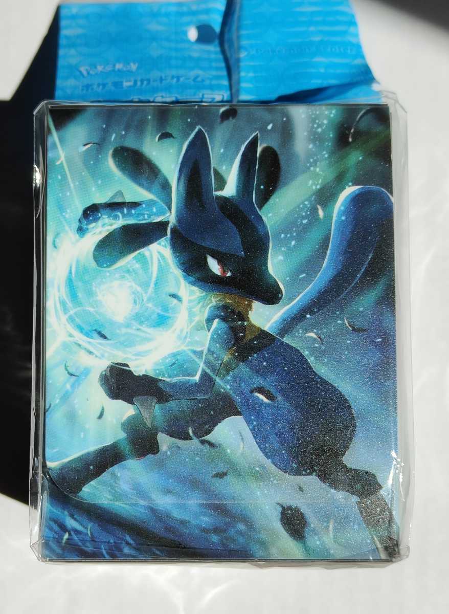 新品 未開封 ポケモンカードゲーム デッキケース ルカリオ_画像1