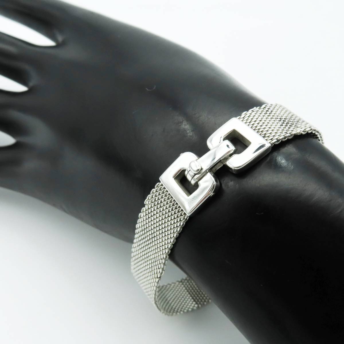 極希少 美品 TiffanyCo. ティファニー シルバー SV925 メッシュ