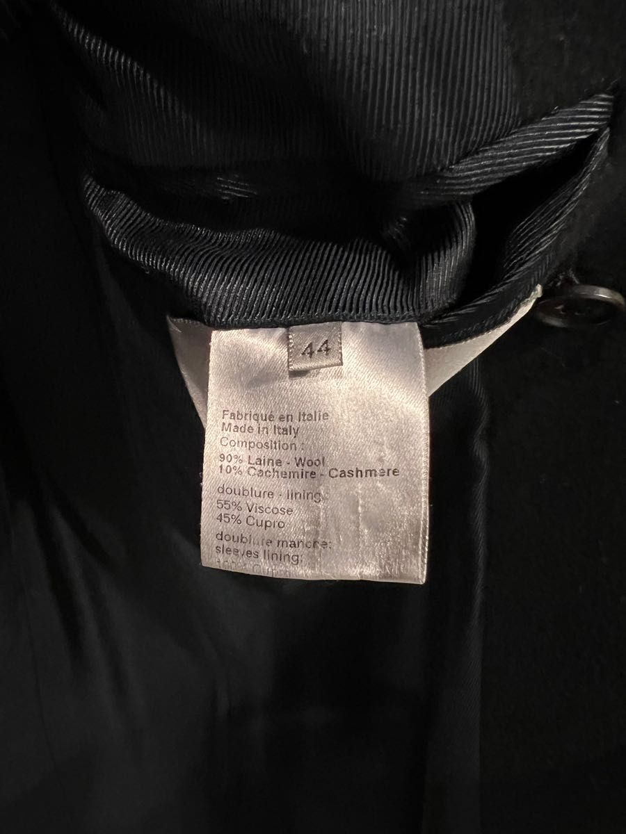 ディオールオム Dior HOMME ロングコート 44 黒 ブラック メンズ ディオールオム Dior HOMME ロングコート 44 黒 ブラック メンズ