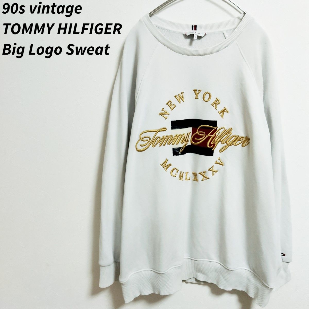 90s vintage TOMMY HILFIGER トミーヒルフィガー ビッグロゴ Yahoo