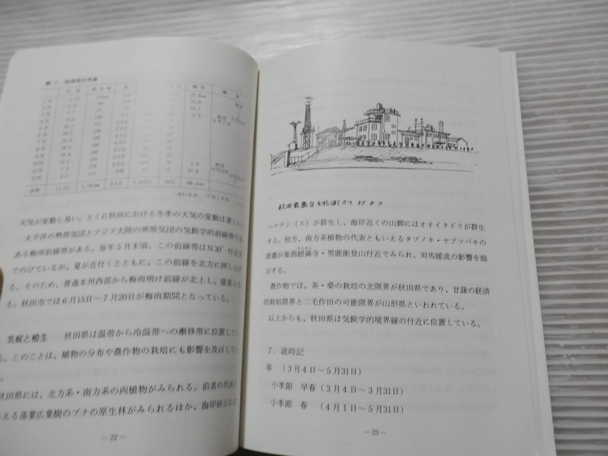 【希少入手困難】昭和30年代の秋田のスケッチ多数「わがまち秋田 」斎藤実則 著/渡辺万次郎 スケッチ 秋田魁新報社 138p 1991年初版*0123_画像4