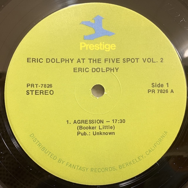 ●即決LP Eric Dolphy / at the Five Spot vol2 j35595 米盤、草Vangelder エリック・ドルフィー_画像3