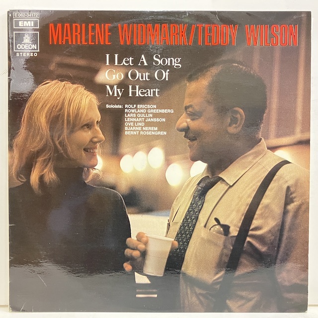 ●即決VOCAL LP Marlene Widmark Teddy King / I Let A Song Go Out of My Heart jv3945 スウェーデン・オリジナル マリーン・ウィドマーク