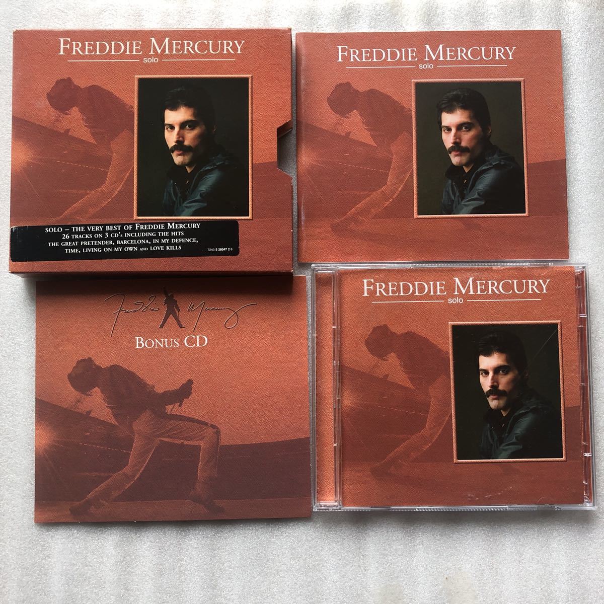 【ロック特集】フレディーマーキュリー FREDDIE MERCURY SOLO 限定BOX仕様輸入盤3枚組 CD クイーン 他多数出品中