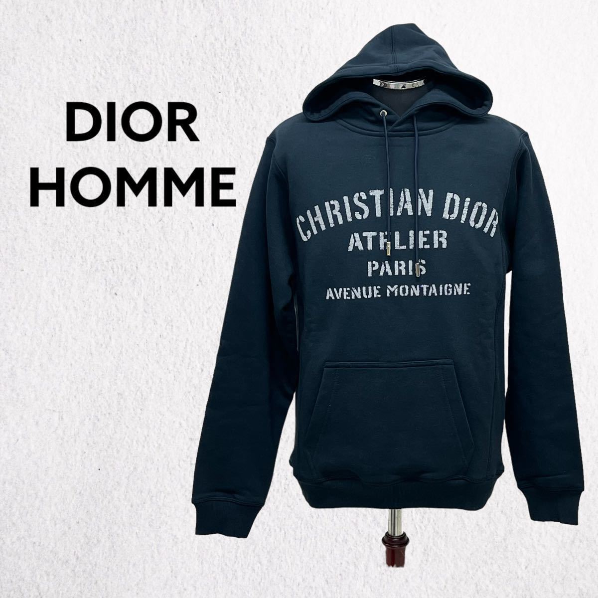 DIOR HOMME ディオールオム 20AW ATELIER アトリエロゴ プルオーバー パーカー メンズ 043J646A0531