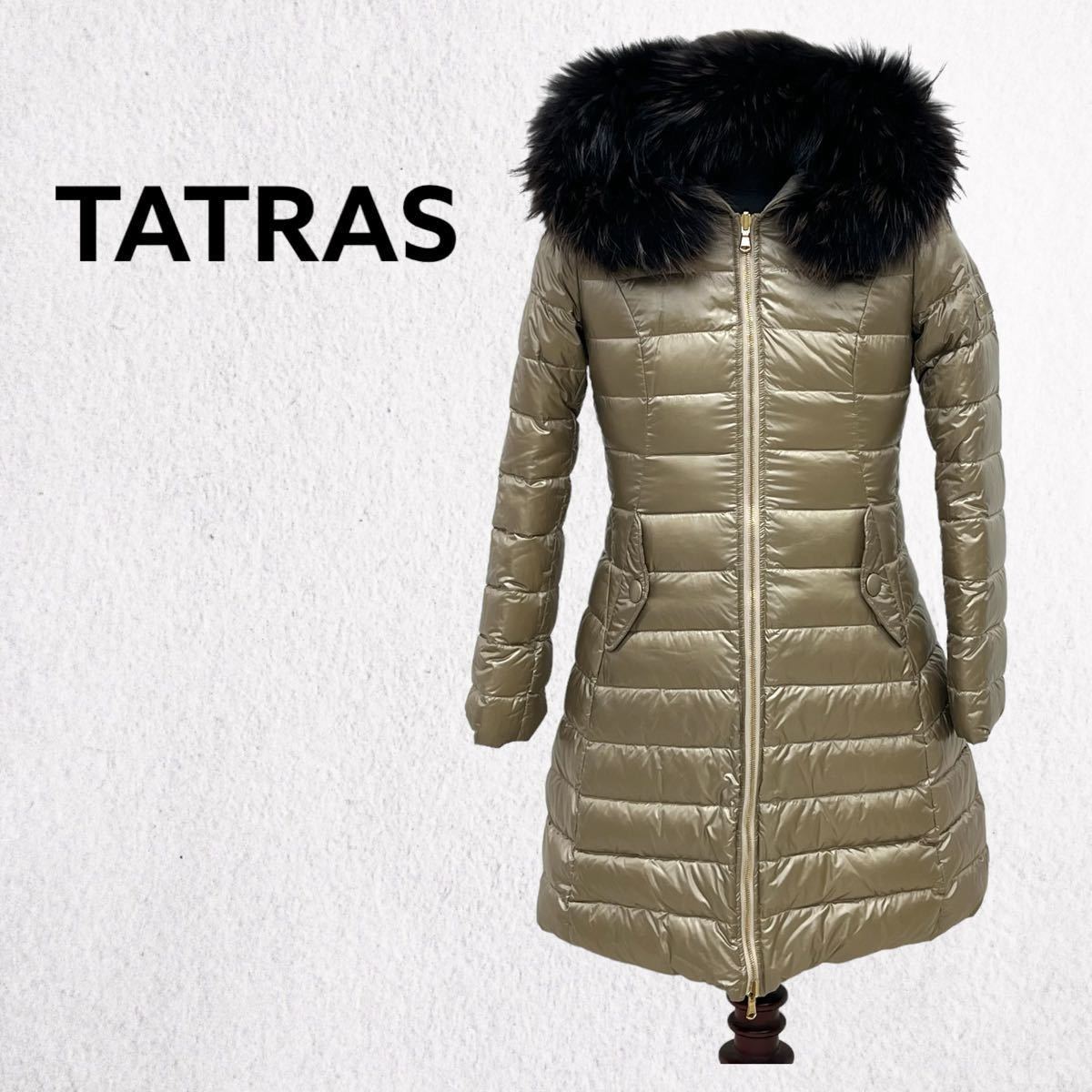 TATRAS□タトラス□美品□軽量 細見えダウンコート(M)-