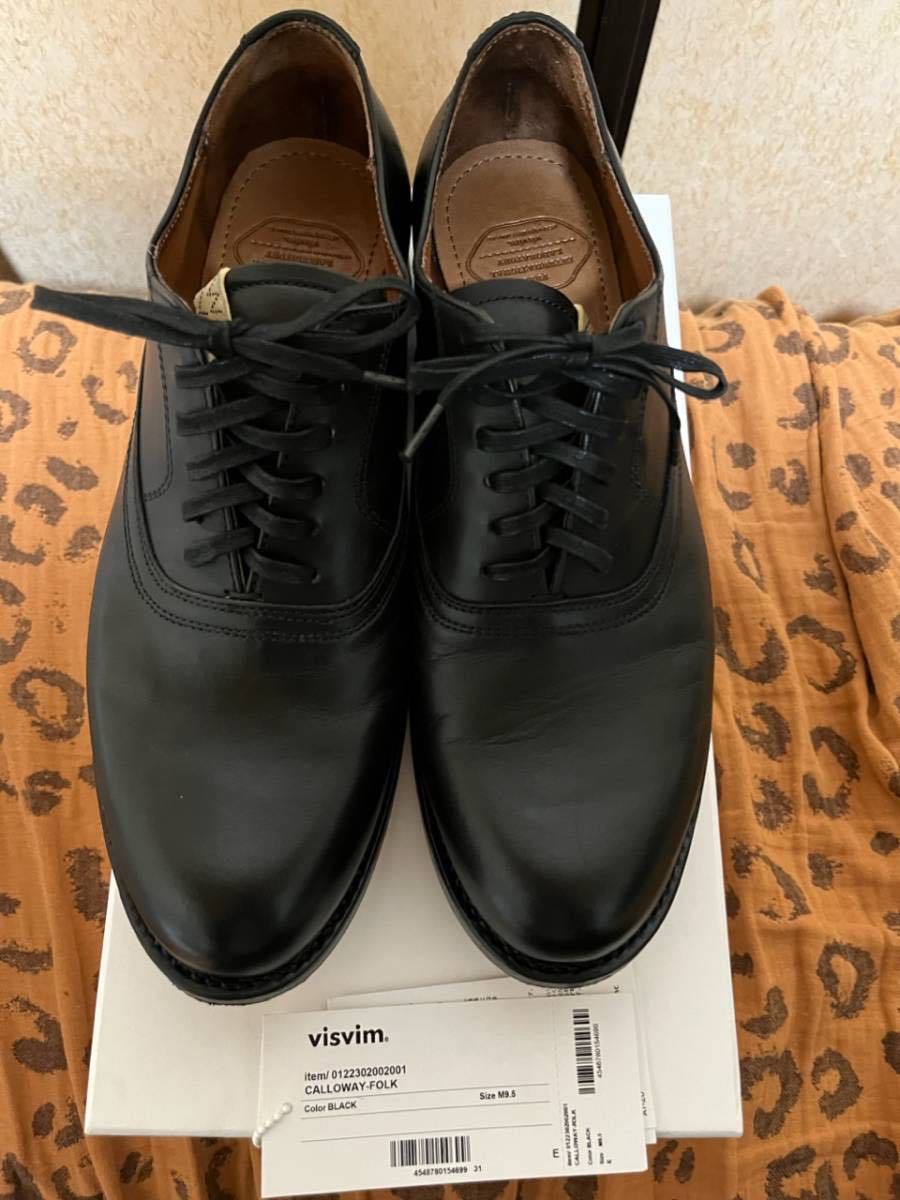 Yahoo!オークション - Visvim CALLOWAY FOLK BLACK M9.5 Yahoo!オークション - Visvim CALLOWAY FOLK BLACK M9.5