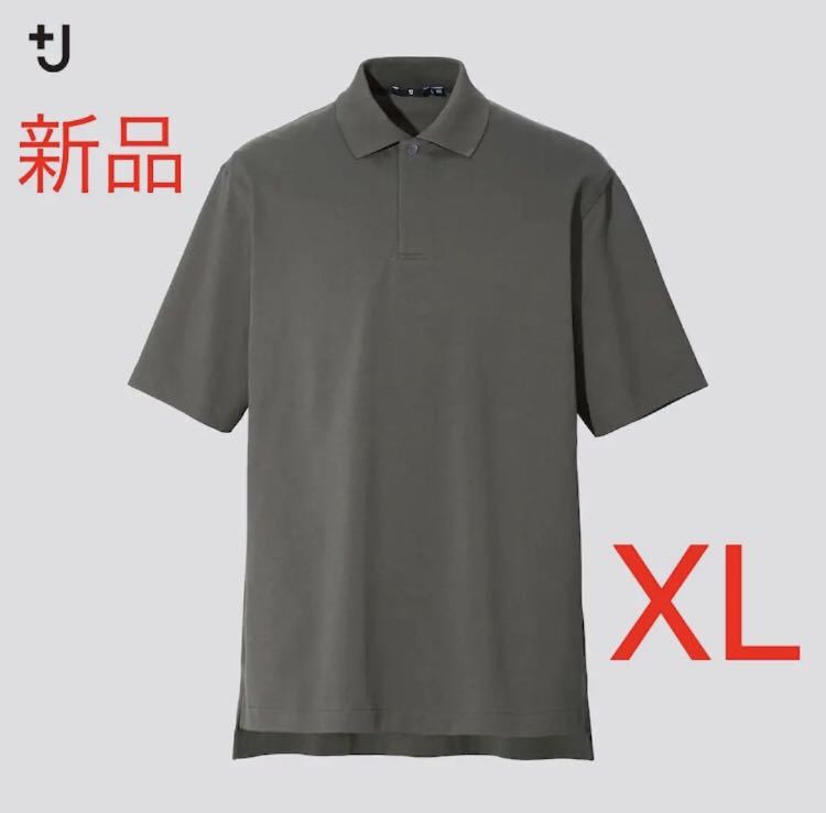 新品 ユニクロ +J リラックスフィットポロシャツ（半袖）XLサイズ