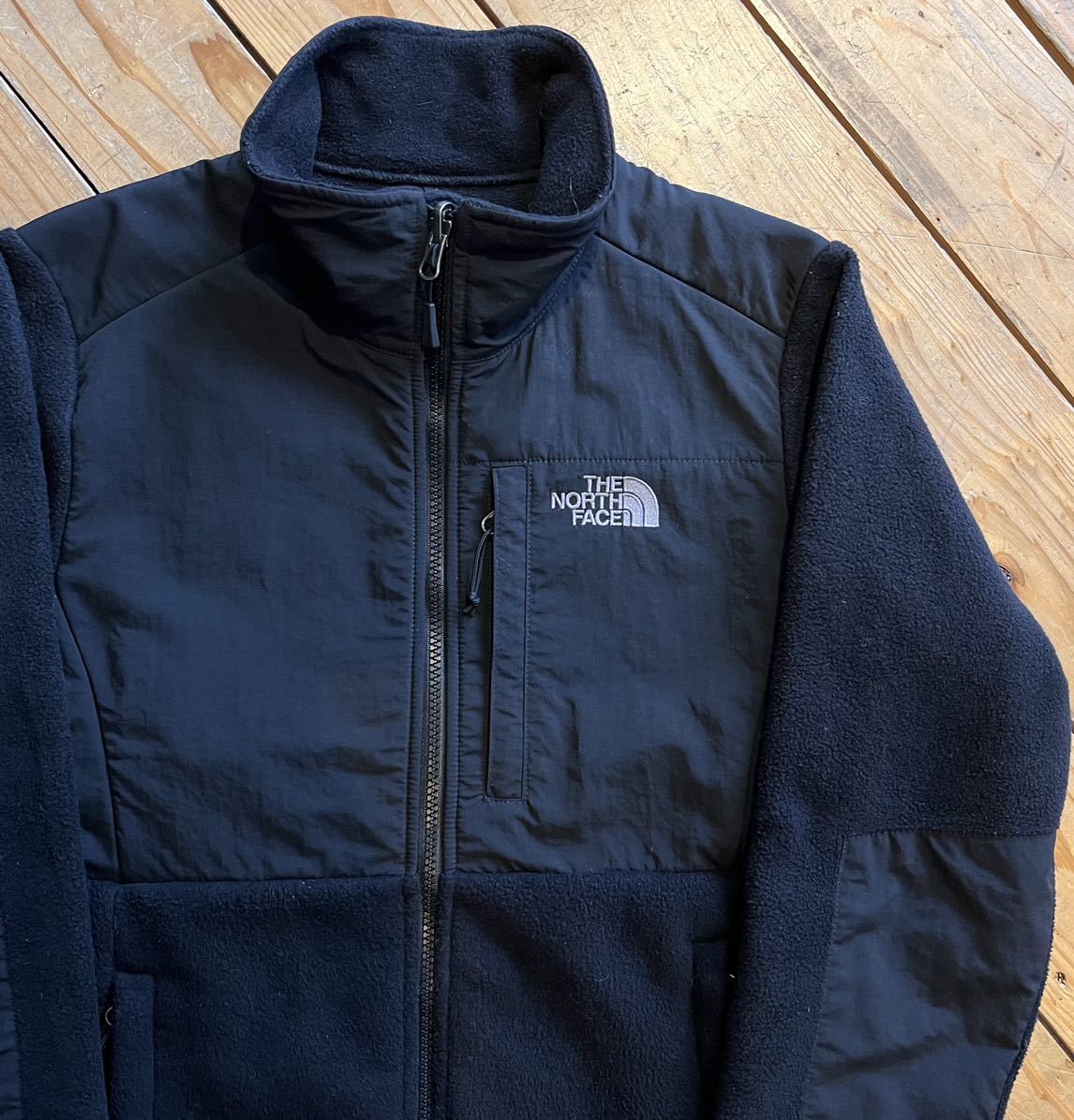 USA古着THE NORTH FACE ノースフェイス デナリジャケット レディース Sサイズ フリース 保温性 ブラック アウトドア キャンプ 登山 J2380