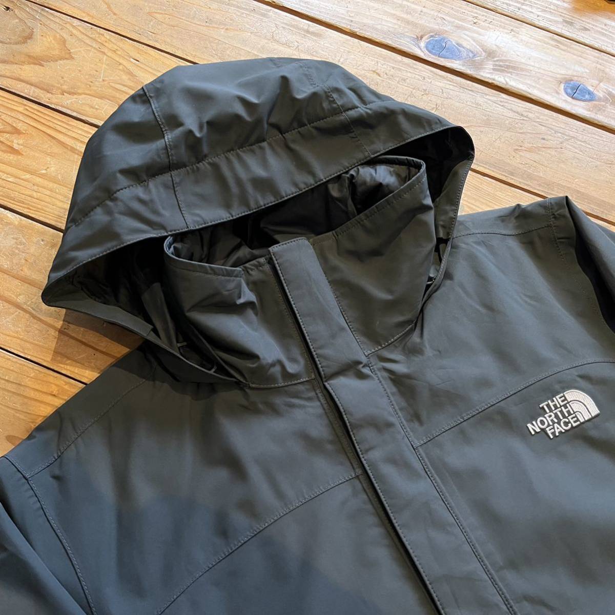 USA古着THE NORTH FACE マウンテンパーカー メンズ Mサイズ HYVENT 撥水性 シェルジャケット フード収納可 アウトドア アメリカ仕入 J2382_画像7