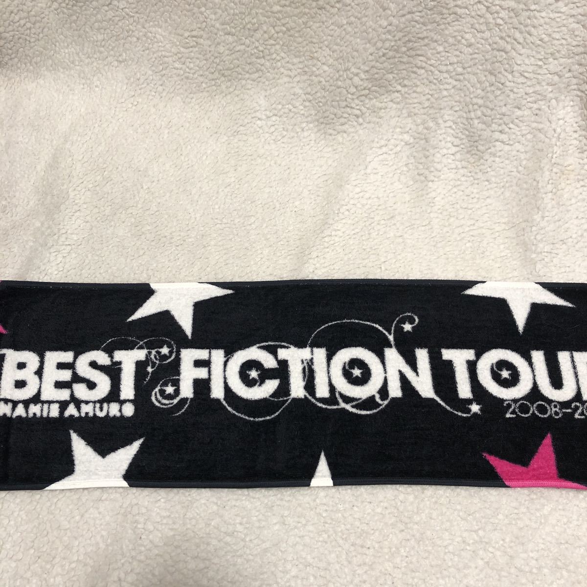 美品 1時のみ使用 安室奈美恵 マフラータオル ベストフィクション ツアー 2008-2009 BEST FICTION TOUR タオル フェイス グッズ_画像3