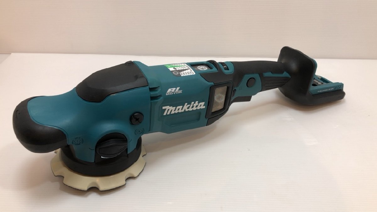 未使用品 makita 18v 充電式ランダム オービットポリッシャ 125mm 本体
