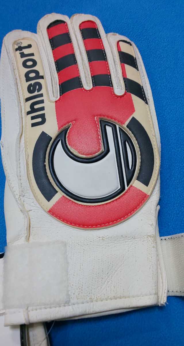 【希少 レア 当時物 入手困難】uhlsport ウールシュポルト ９.５号 ハーフグリップ 90's 平成 レトロ ハード用 検):ゾフ/ゼンガ/タファレル_画像7