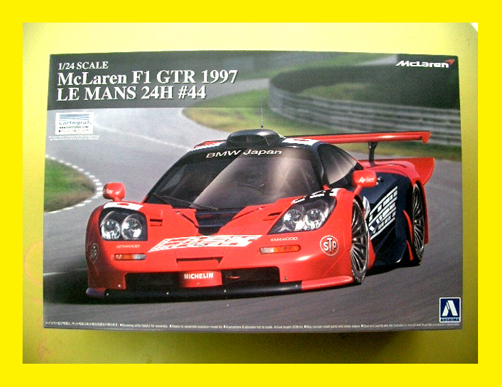 公式メーカー ■1/24 アオシマ マクラーレン F1 GTR LM 1997 プラモデル