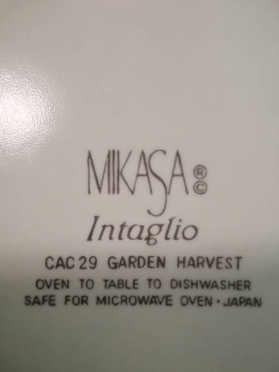 MIKASA Intaglio 三笠 ミカサ食器 プレート 丸皿 Φ21cm 深さ2cm 5枚セットの画像2