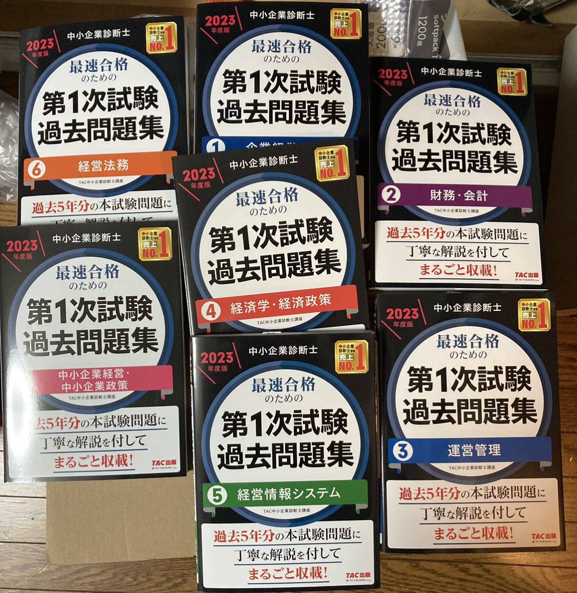 最適な材料 2023TAC中小企業診断士 最速合格のための第1次試験過去問題