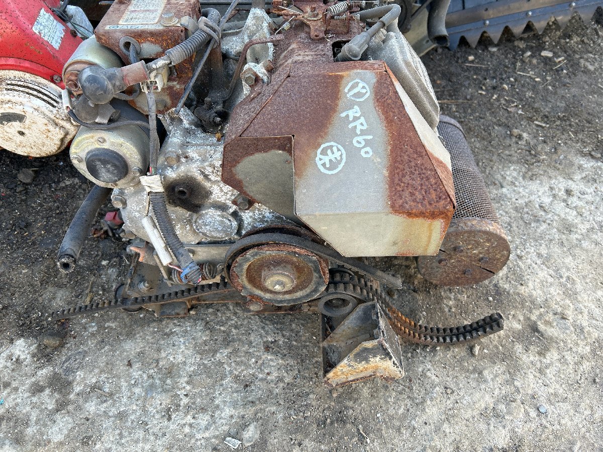 【滋賀発】 田植え機 ヤンマー RR60 エンジン GA240 動作未確認 ジャンク品 部品取り 基本引取_画像1
