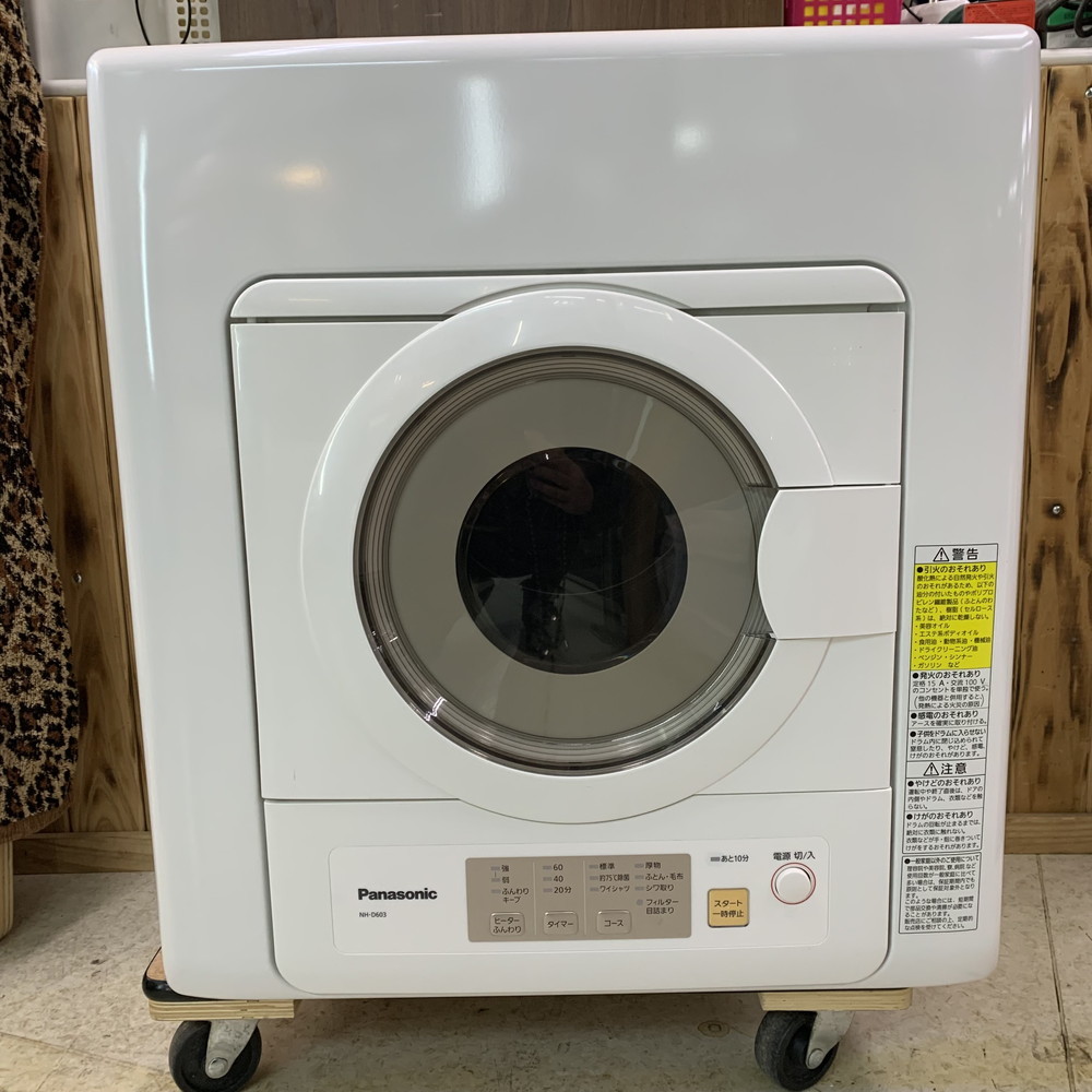 Panasonic パナソニック NH-D603 衣類 乾燥機 2021年製 6.0kg 家電