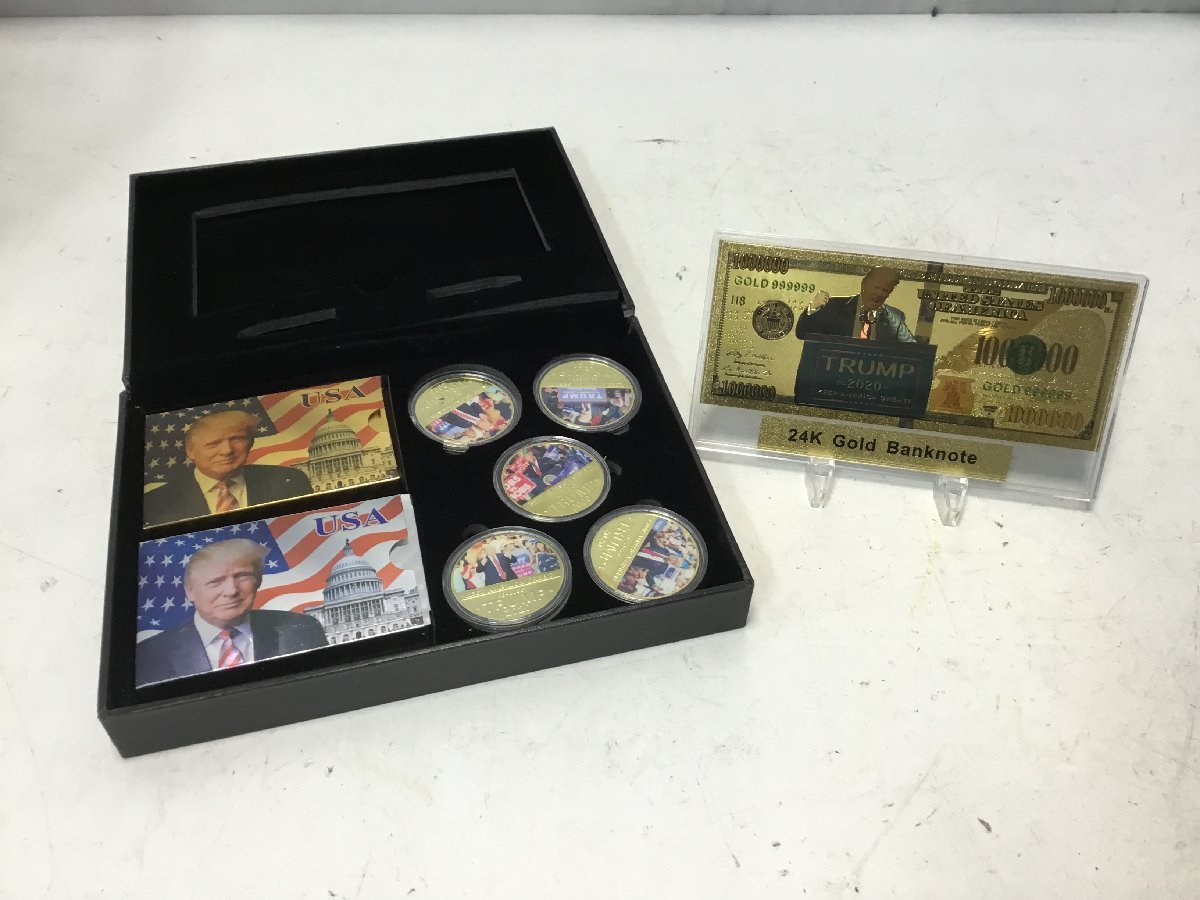 ★TRUMP 2020 トランプ アンティークコイン NGC PCGS Donald Trump 2020 Collector's GIFTセット 現状品0.80kg★の画像2