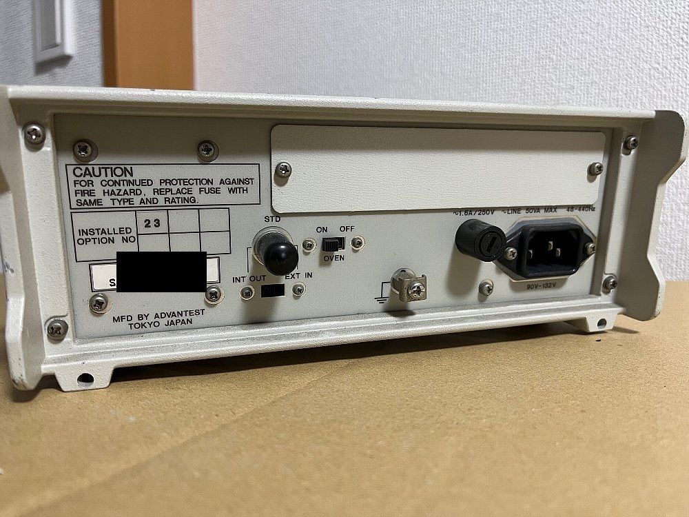 ADVANTEST R5362 周波数カウンター Yahoo!オークション - Advantest R5362A 周波数カウンター