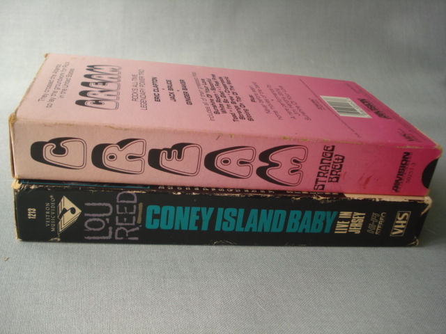 [VHS 2 ps ] LOU REED:CONEY ISLAND BABY|CREAM:STRANGE BREW Roo * Lead | cream [ reproduction not yet verification ]