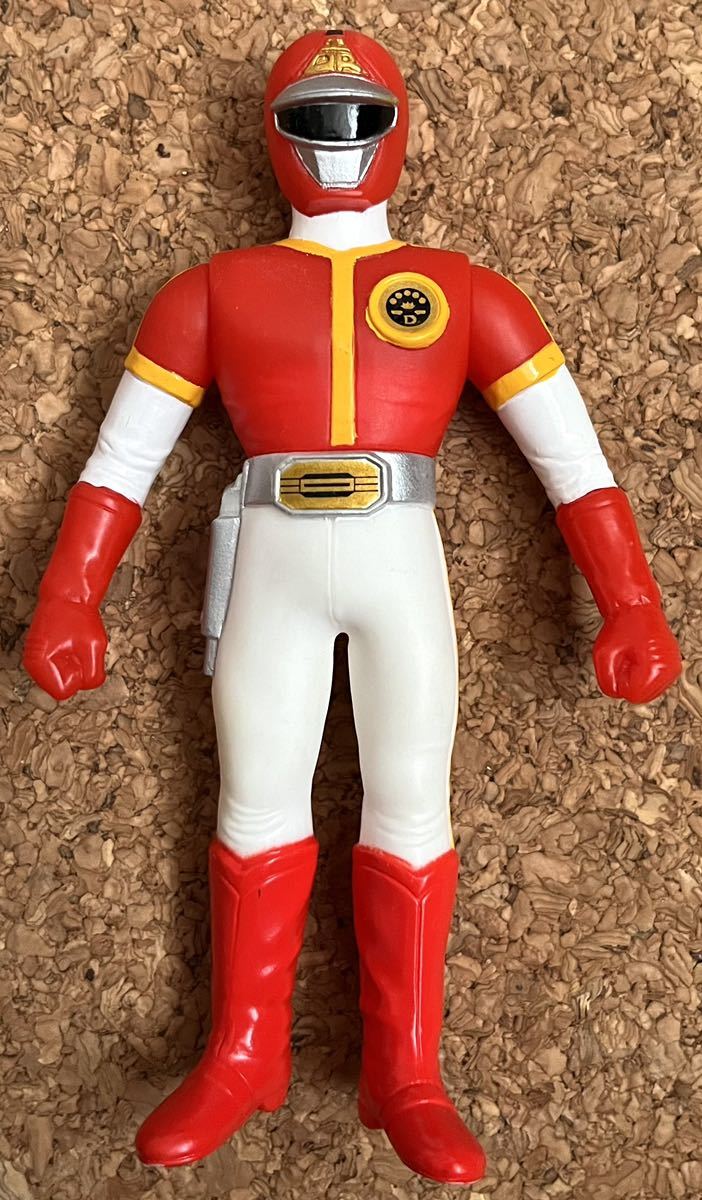 ◇科学戦隊 ダイナマン ダイナレッド ソフビ フィギュア 2001 バンダイ