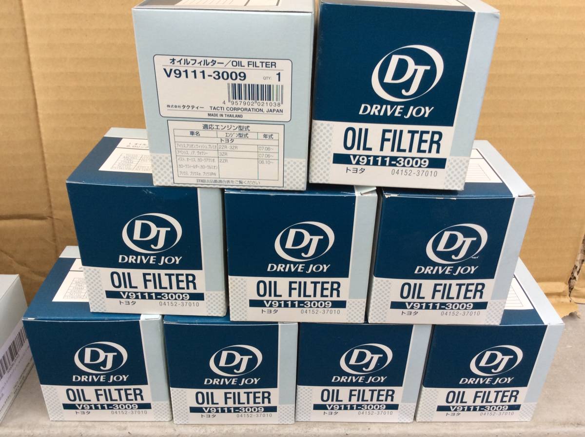  free shipping unused Tacty - oil filter V9111-3009 etc. 12 piece set Prius Prius α Noah Voxy 2ZR 3ZR