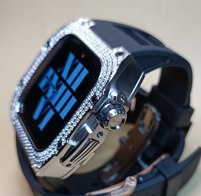 おしゃれ RST-2 ローズゴールドD apple watch メタル カスタムケース