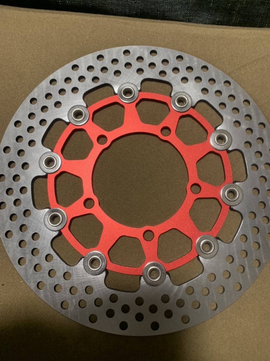 赤 260mm ビッグ フローティング ブレーキディスク ブレーキローター