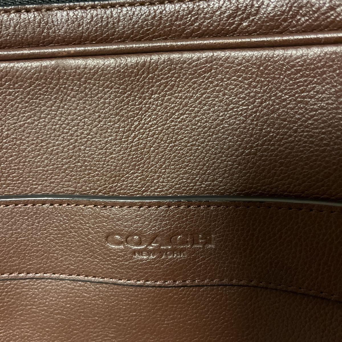 ◆コーチ◆COACH 本革 リュックサック オールレザー ハミルトン 茶ブラウン系　メンズ_画像5