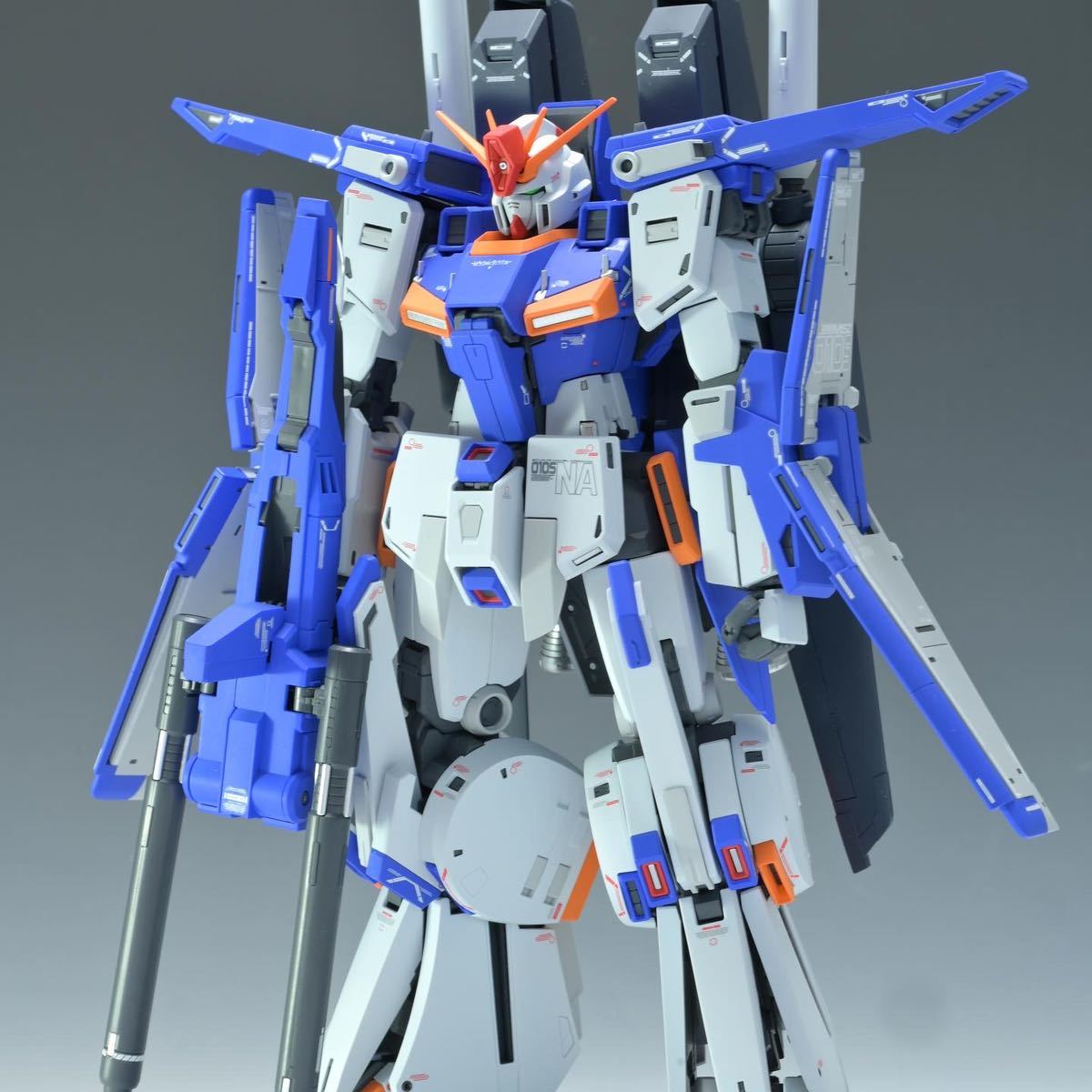 Yahoo!オークション - MG ZZガンダム Ver.Ka 塗装済 完成品 強化型拡