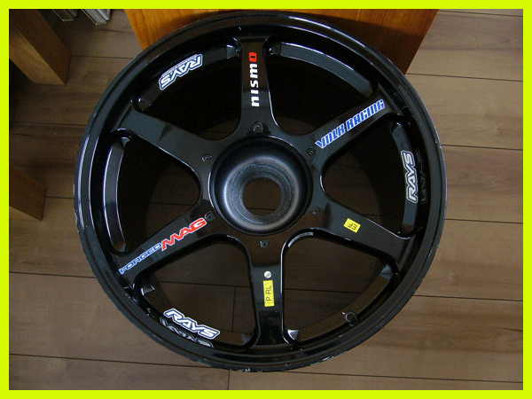 ★ 激レア SUPER GT GT500 ニスモ GT-R 使用済みホイール MOTUL NISMO NISSAN AUTECH 希少 RAYS MAG ラスト1本★