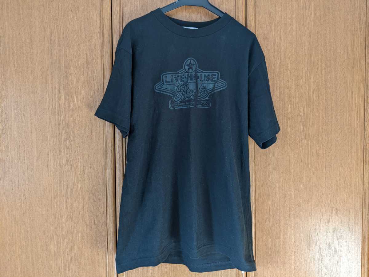 矢沢永吉 コンサートツアー　ライブ　LIVE HOUSE TOUR 2005 ROOTS 半袖Tシャツ　黒色　ブラック　Lサイズ 日本製　即決_画像3