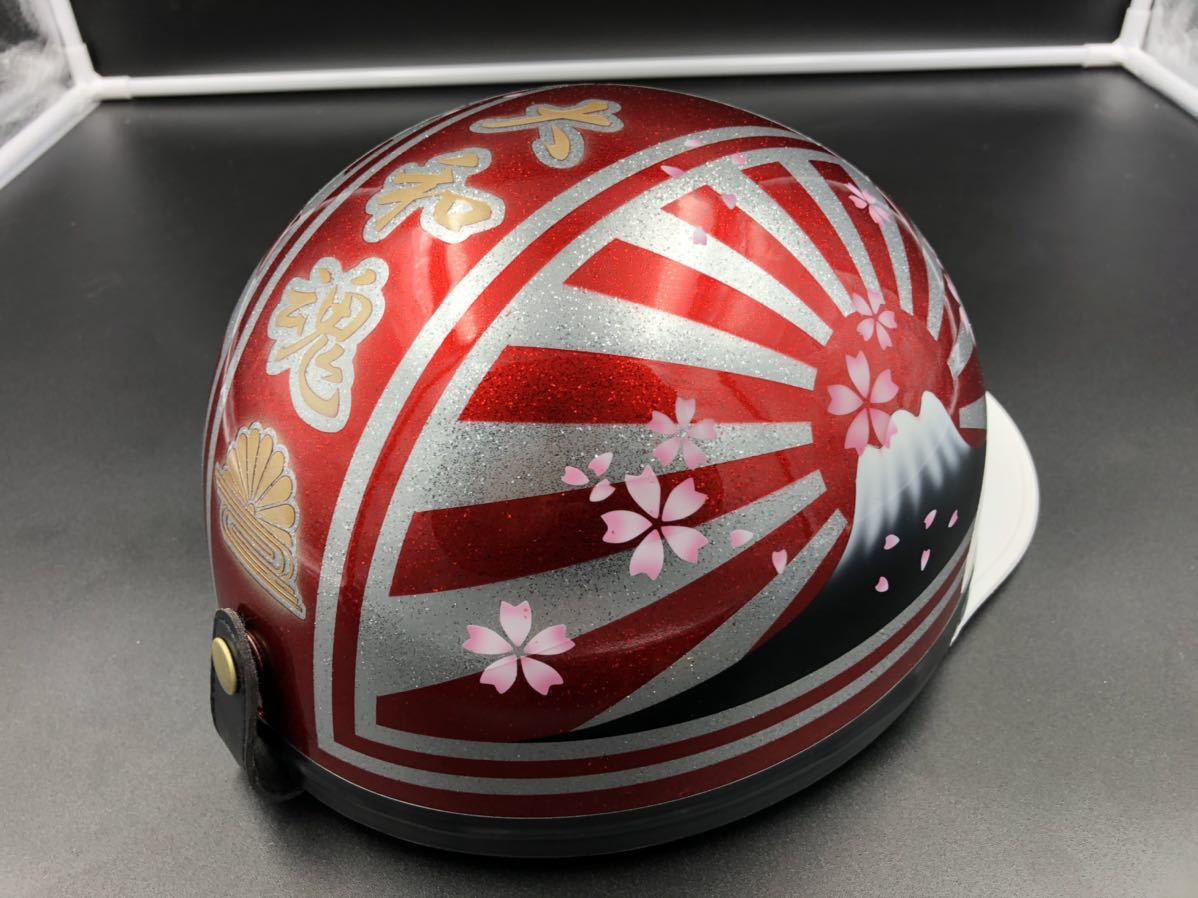 超歓迎】 コルク半 カスタム 富士日章 高級クリヤ キャンディレッド 桜