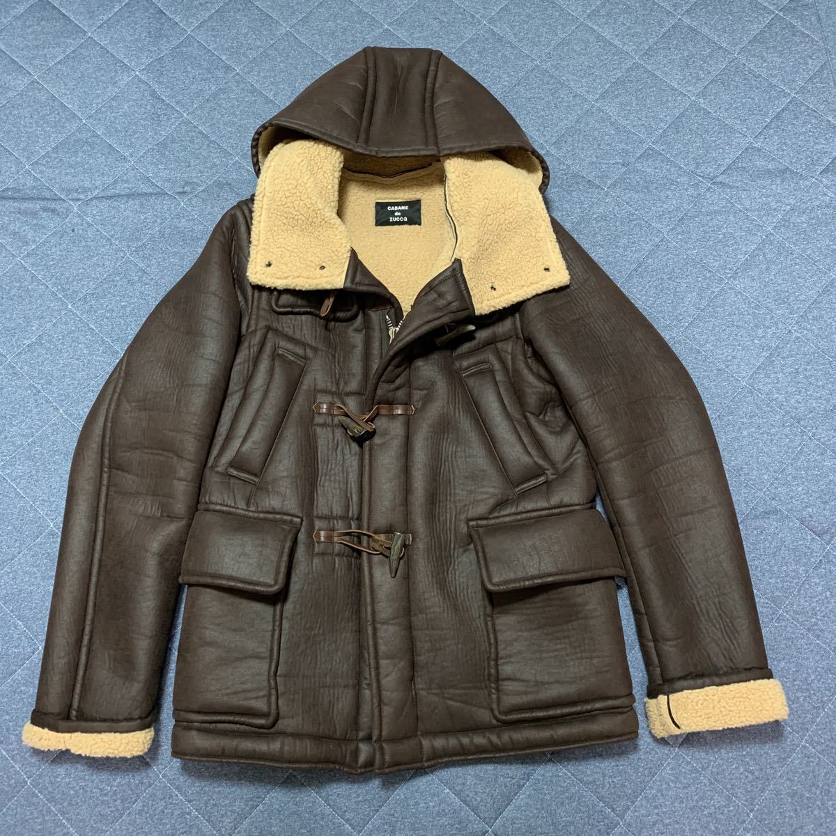 殿堂 de 中古 CABANE ZUCCa ボア エコ ズッカ カバンド コート