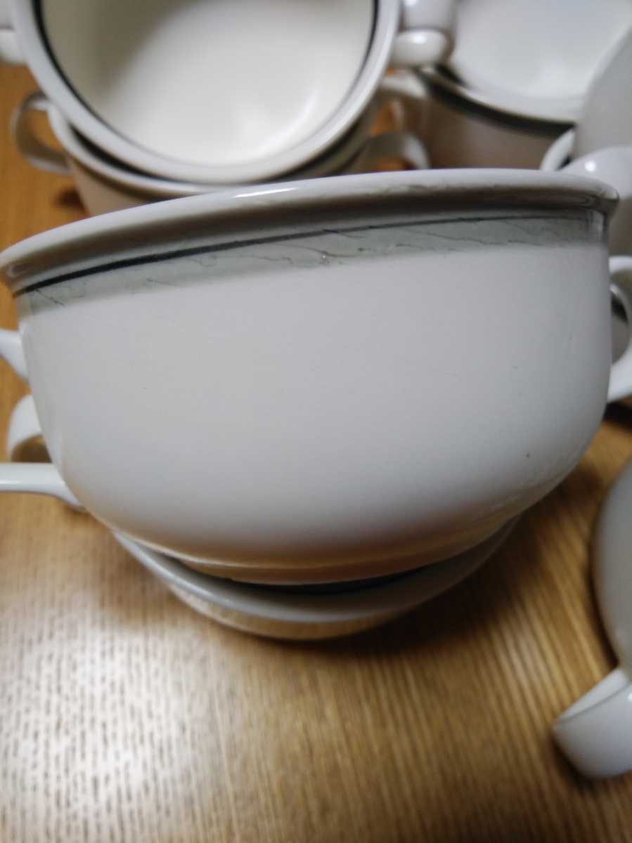 クープスープ皿 １１組セット スープ皿 ソーサーの画像3