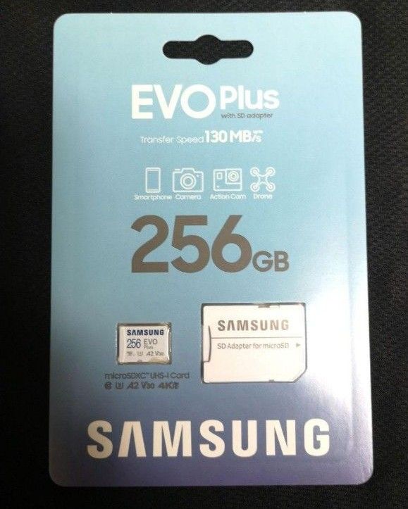 新品・未開封　SAMSUNG 256GB UHS-1 U3 4K スイッチ推奨