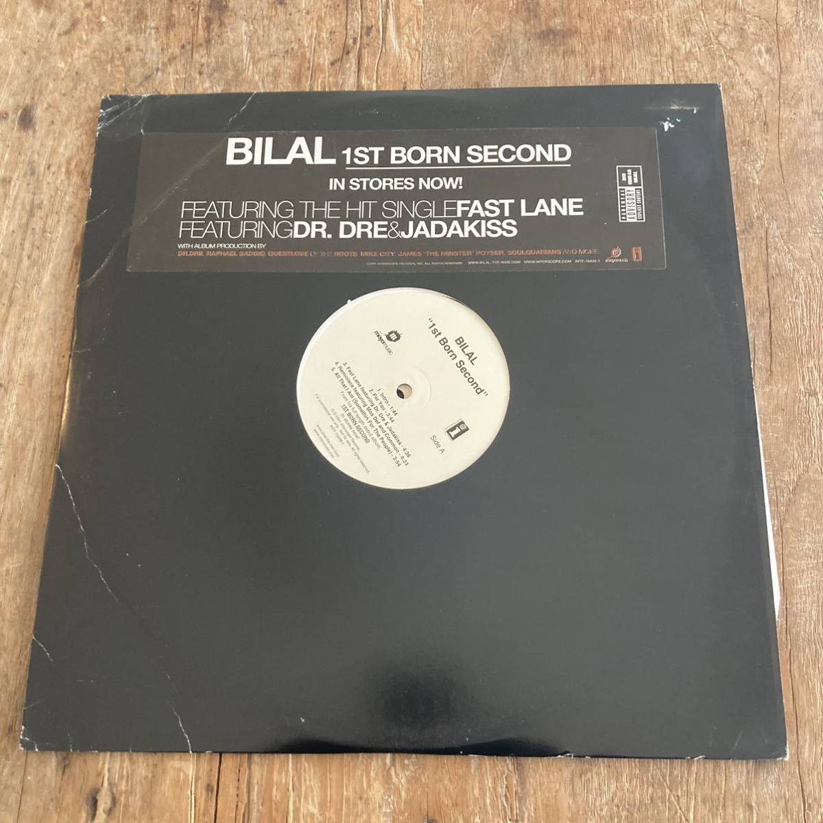 BILAL / 1ST BORN SECOND (2LP) レコード Erykah Badu D´Angelo The Soulquarians j dilla dr. dre