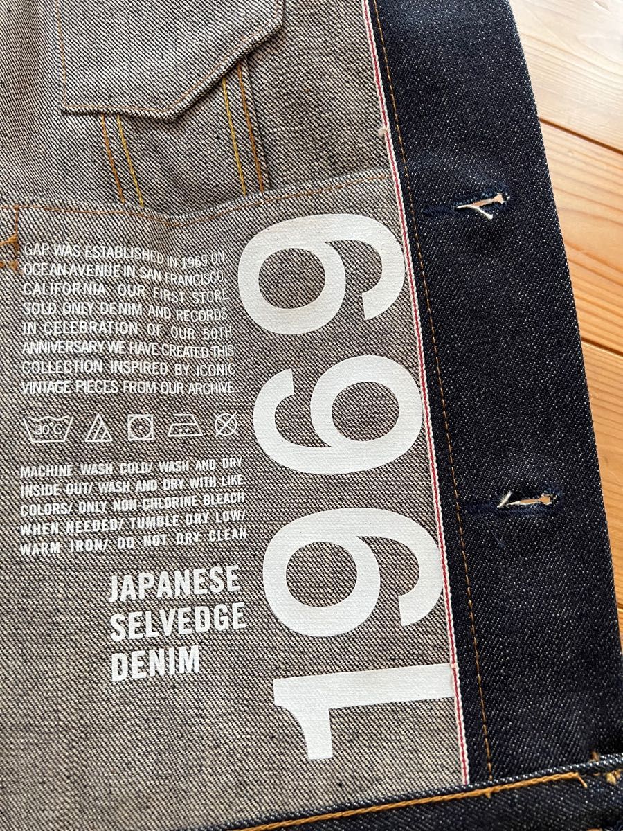 GAP プレミアム1969 セルビッチデニムウエスタンジャケット GAP プレミアム1969 セルビッチデニムウエスタンジャケット