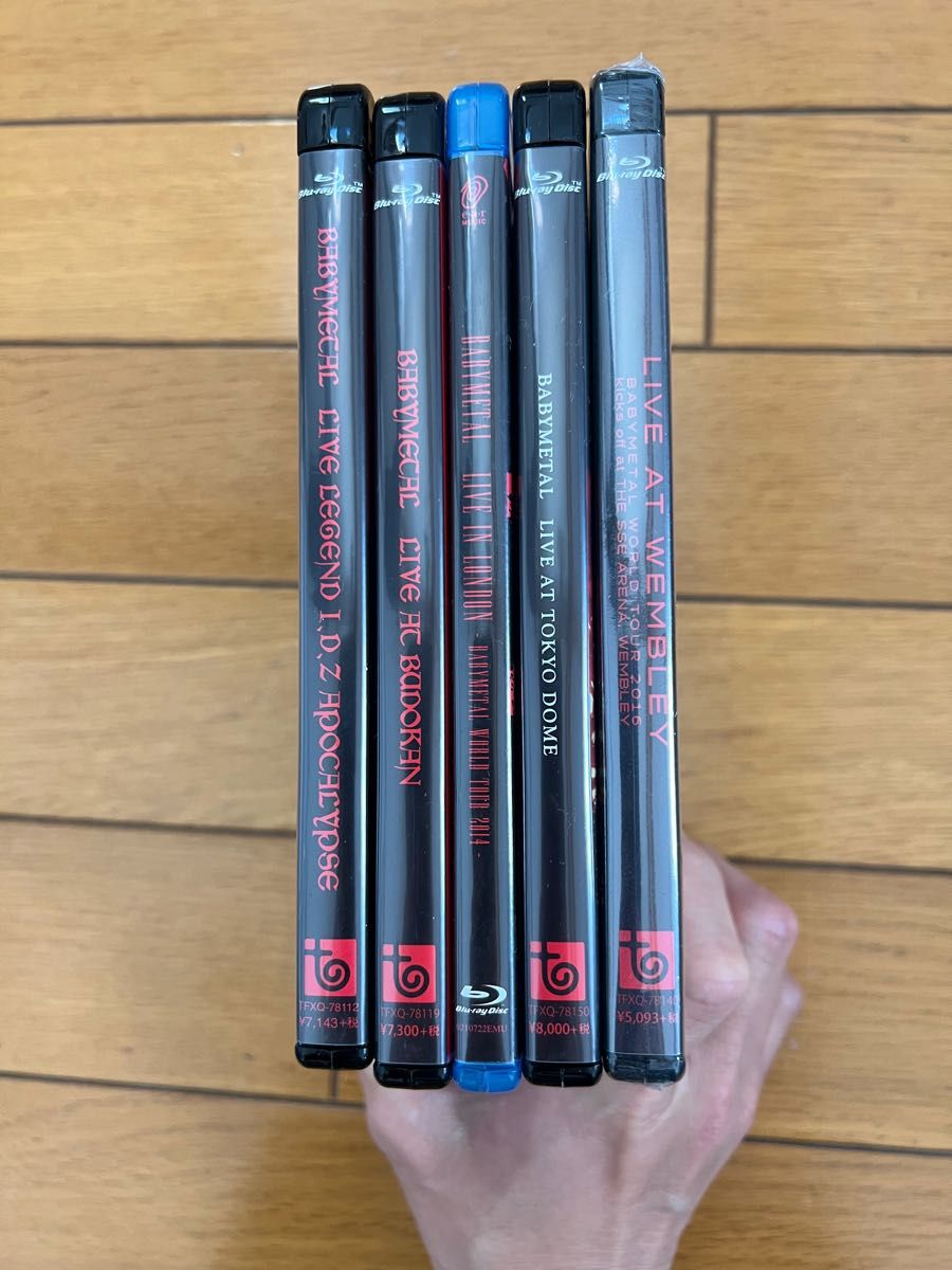 BABYMETAL LIVE Blu-ray 5本セット ベビーメタル アイドルブルーレイ ガールズバンド